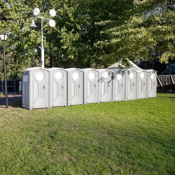 our special event portable restrooms come in a variety of options, including luxury trailers, standard porta potties, and ada-accessible units